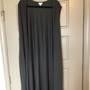 Gray LuLaRoe Joy vest